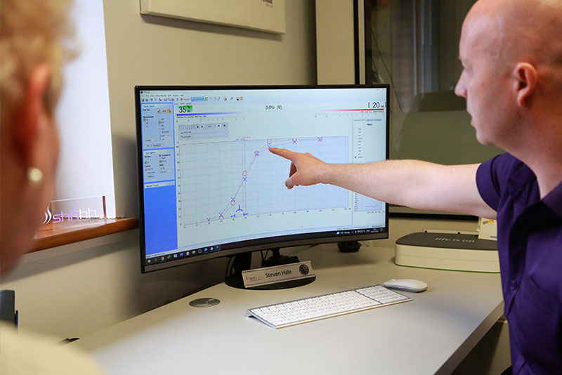 Treatment plan following a hearing test in sutton coldfield