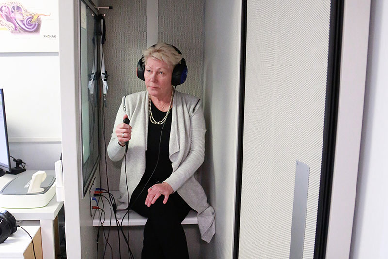 Hearing Test in Sutton Coldfield - The Hearing Test process shown in this photo